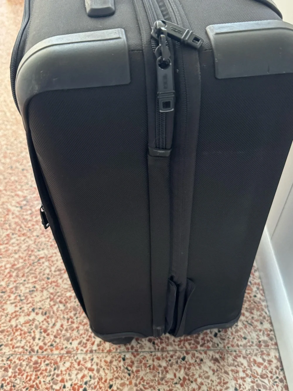 Tumi Black Rolling Carry-On Travel Suitcase